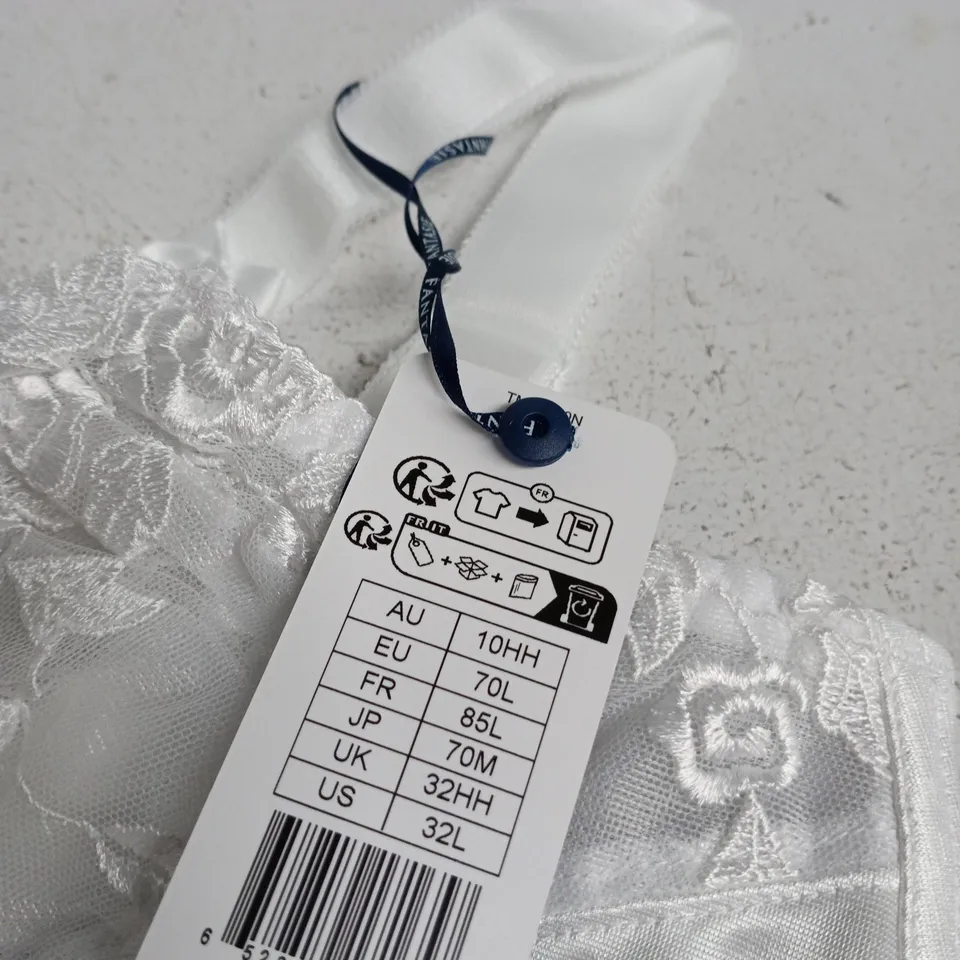 FANTASIE LINGERIE FULL CUP BRA – WHITE LACE, UK 32HH