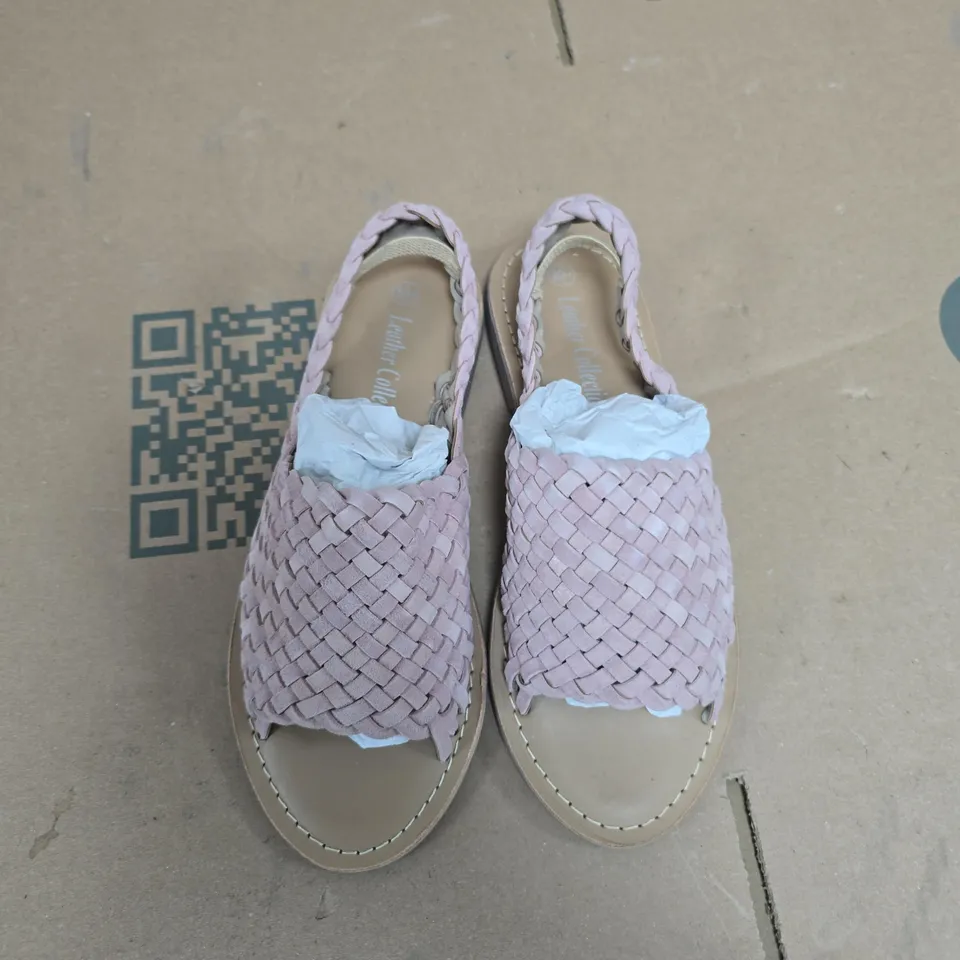 CAGE OF APPROXIMATELY 12 ASSORTED ITEMS TO INCLUDE: LEATHER COLLECTION SANDALS 