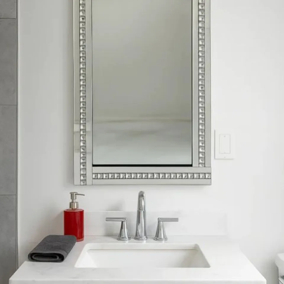 BOXED SIGNATURE 60cm x 90cm BEVEL CRYSTAL MIRROR SY1705-60/90