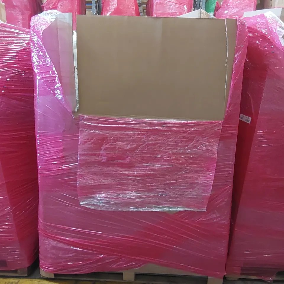 PALLET OF ASSORTED ITEMS INCLUDING: SOLAR BATTERY CHARGER, DUVETS, MOBILITY STEP STOOL, CEILING LIGHT ECT