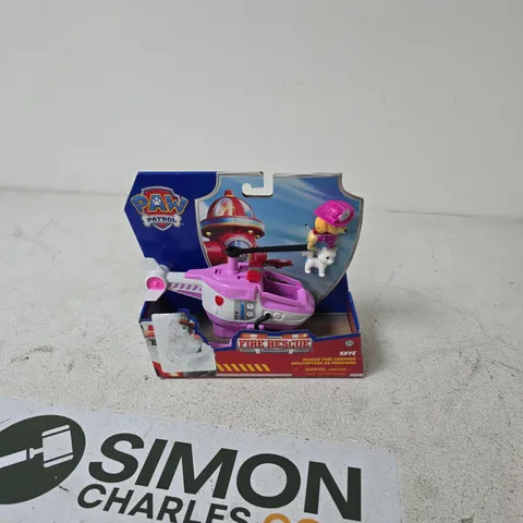 PAW PATROL FIRE RESCUE HELICOPTER TOY β PINK/PURPLE, IN BOX