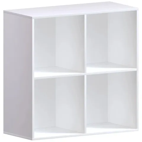 BOXED VIDA DESIGNS DURHAM 2X2 CUBE STORAGE UNIT - WHITE