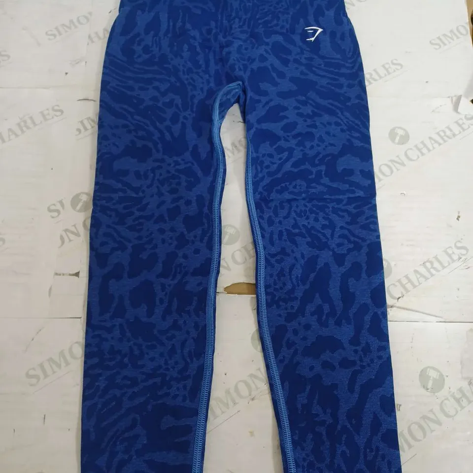 GYMSHARK ADAPT PATTERN SEAMLESS LEGGINGS - SMALL