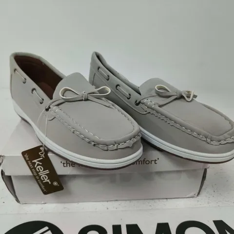 BOXED PAIR OF DR KELLER LADIES COMFORT CASUALS GREY – UK SIZE 8