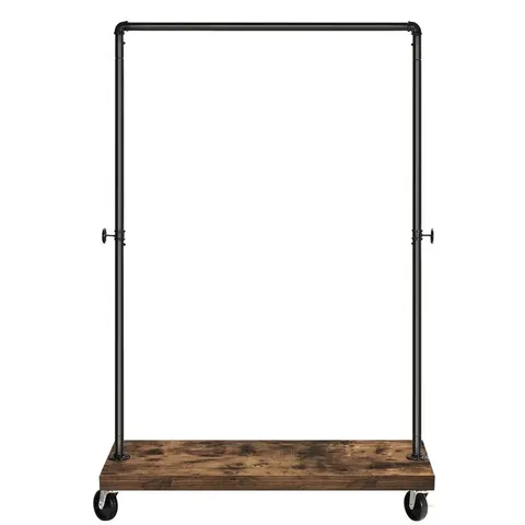 BOXED DURAND 104.5CM ROLLING CLOTHES RACK