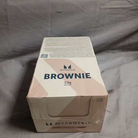 MY PROTEIN BROWNIEβ CHOCOLATE CHIP FLAVOUR (23G PROTEIN PER SERVING) - X12 BARS - COLLECTION ONLY