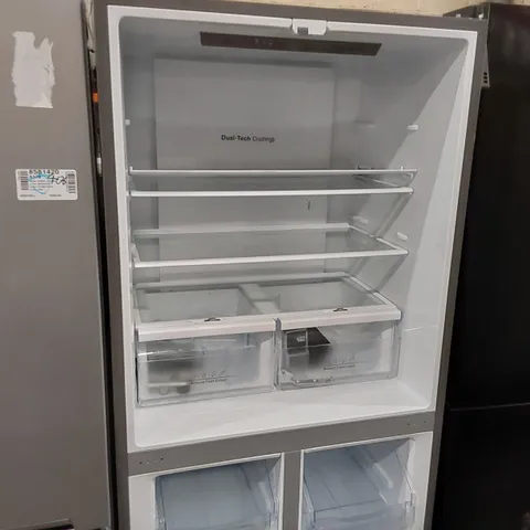 HISENSE RQ560N4WCF FREESTANDING AMERICAN FRIDGE FREEZER CROSS DOOR, NO FROST, 454 LITERS, STAINLESS STEEL - F RATED, NOISE LEVEL: 41 DECIBELS [ENERGY CLASS F] // THE DOORS ARE NOT ATTACHED (3 ITEMS)