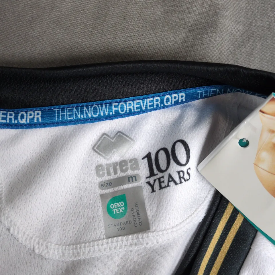 ERREÀ QPR FOOTBALL JERSEY – GREEN & WHITE – 100 YEARS EDITION – SIZE M