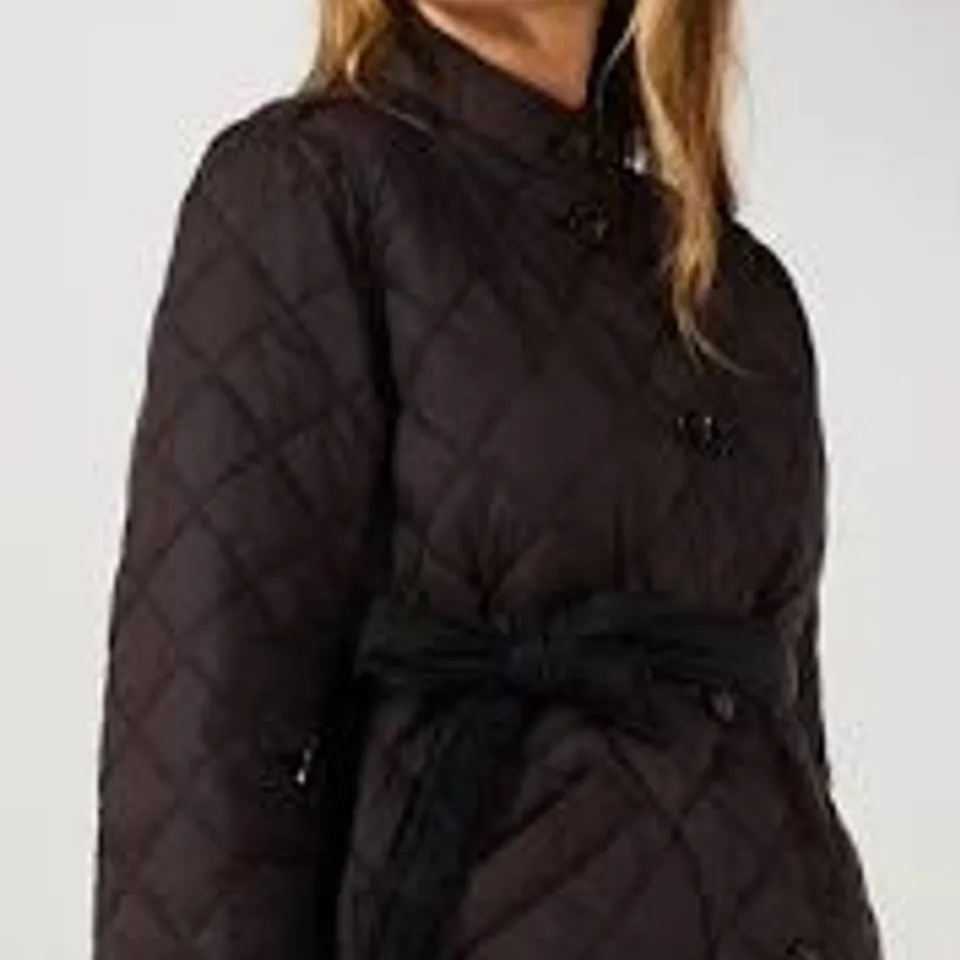 FRANK USHER BUTTONED QUILTED COAT SIZE S/M