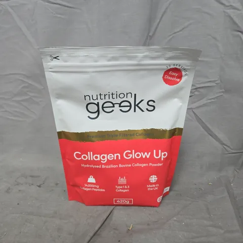 NUTRITION GEEKS COLLAGEN GLOW UP UNFLAVOURED (420G)