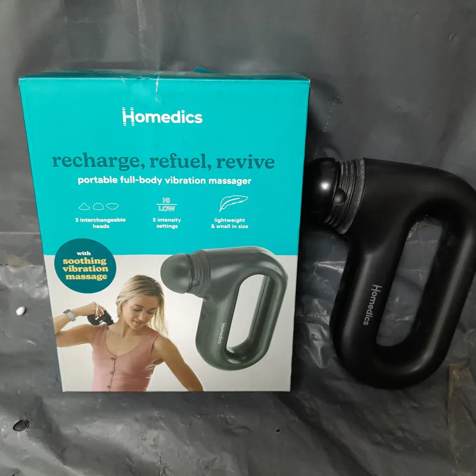 BOXED HOMEDICS PORTABLE FULL BODY MASSAGER