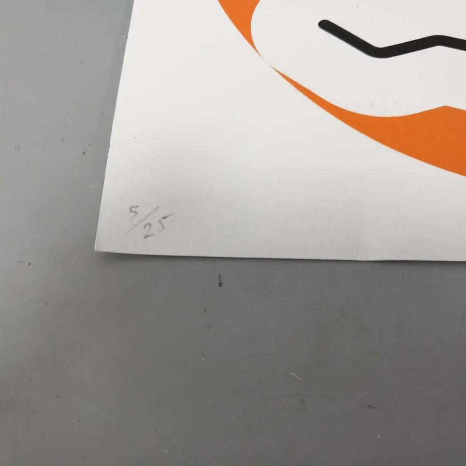 JAMES JOYCE 'IT ISN’T WHAT IT ISN’T', 2023 SIGNED PRINT NUMBERED #5/25 