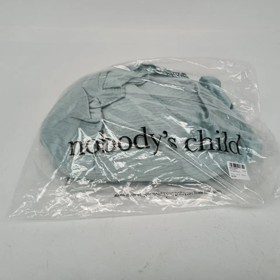 NOBODY'S CHILD ZOLA MIDI DRESS - GREEN - UK 16