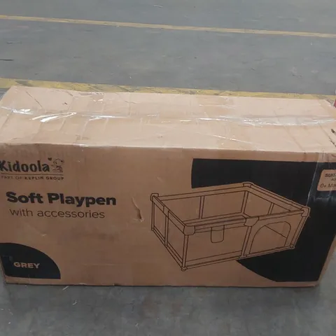 BOXED KIDOOLA SOFT PLAYPEN