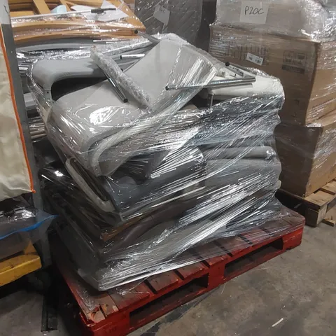 PALLET CONTAINING A LARGE QUANTITY OF DESIGNER CHAIR BACKS
