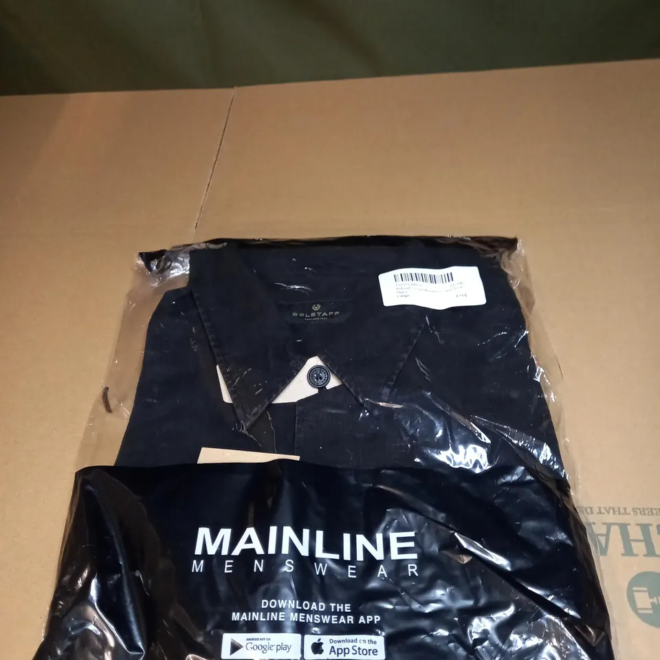 MENS MAINLINE BELSTAFF LONG SLEEVED SCAPE SHIRT SIZE L