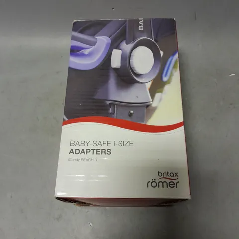 BOXED BRITAX ROMER BABY SAFE I-SIZE ADAPTERS FOR ICANDY PEACH 3 PUSHCHAIR