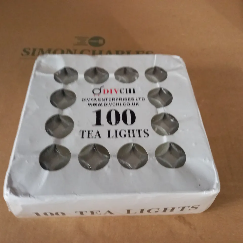 PACK OF 100 DIVCHI TEALIGHTS