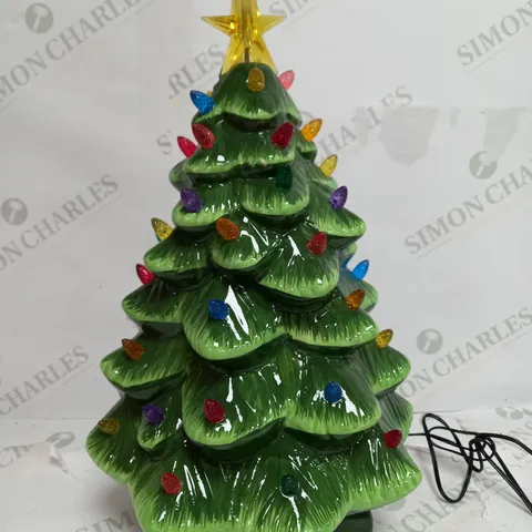 SANTA SLEIGH PRE-LIT CIRCLING CHARACTER NOSTALGIC TREE