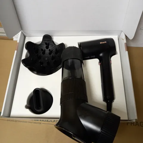 SHARK STYLE IQ IONIC HAIR DRYER & STYLER W/ ACCESSORIES