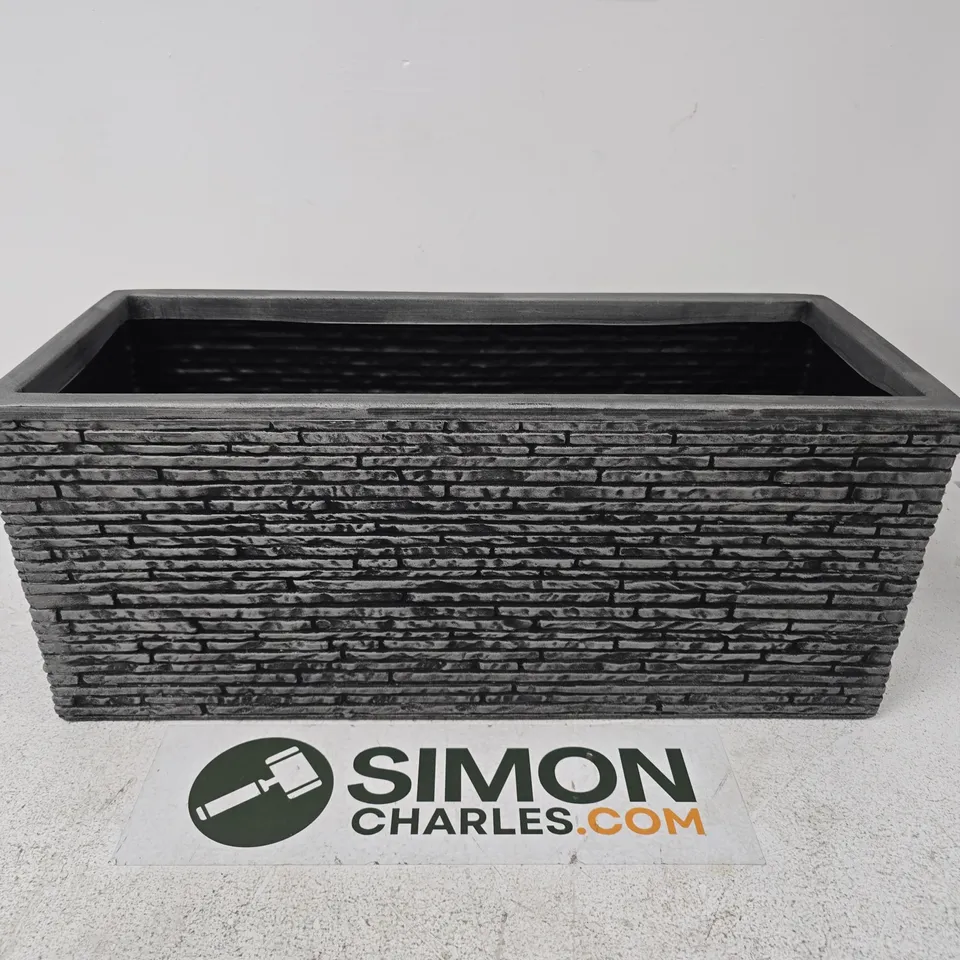 SLATE TROUGH 60CM - PEWTER