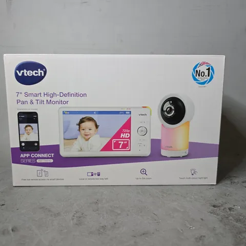 BOXED VTECH 7 SMART HIGH DEFINITION PAN & FILT MONITOR 