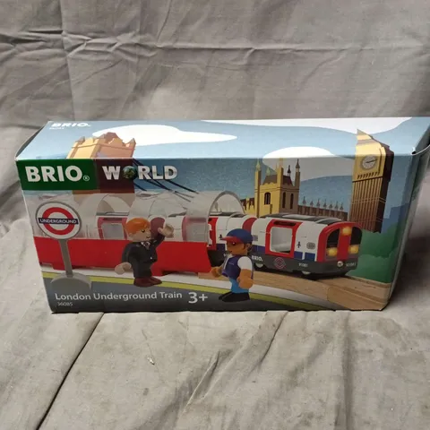 BOXED BRIO WORLD LONDON UNDERGROUND TRAIN 3+ - 36085