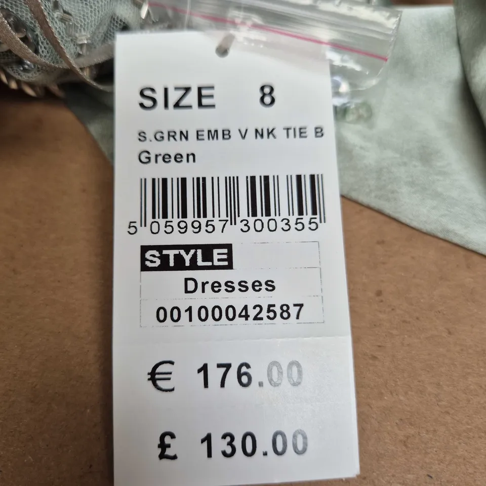 QUIZ CLOTHING WOMEN'S EVENING DRESS – UK 8 – GREEN