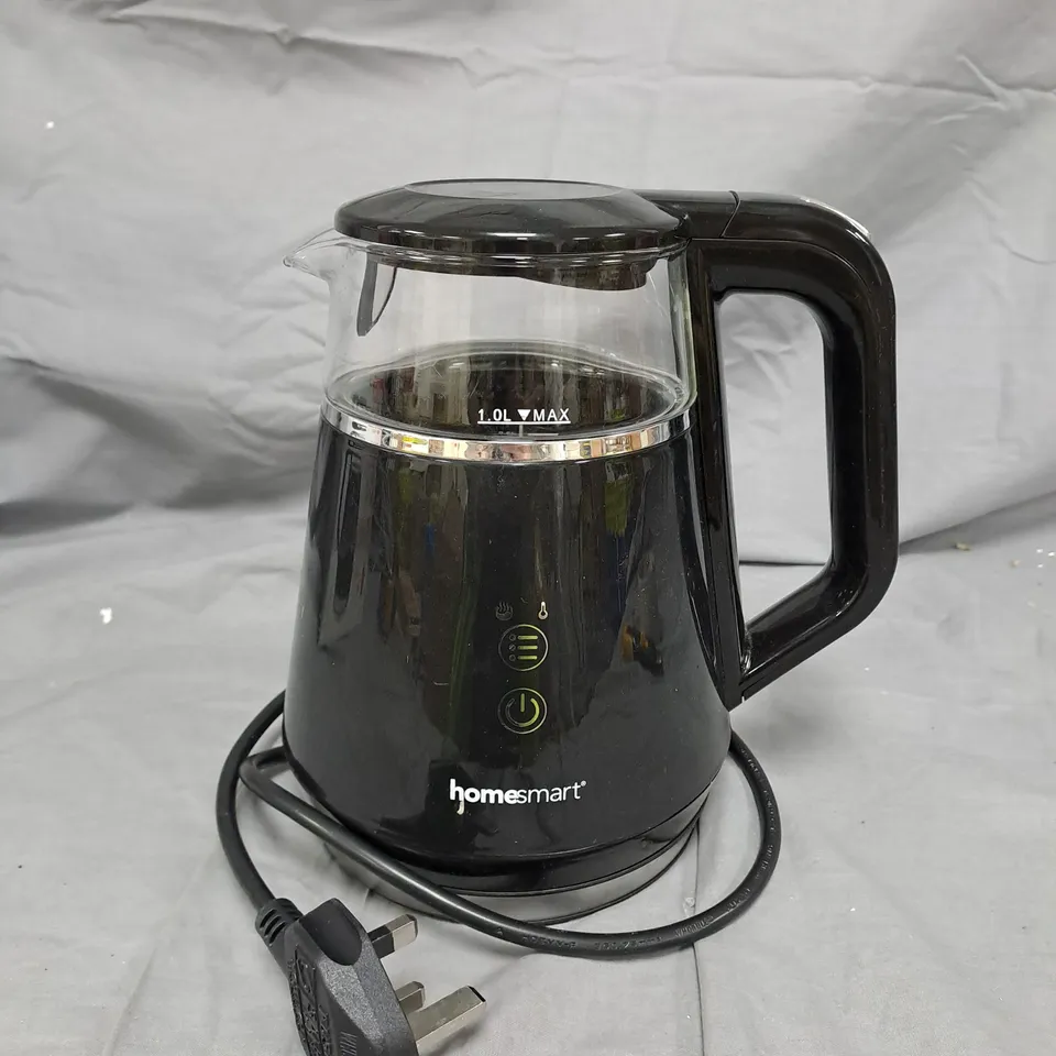 HOMESMART JUG KETTLE – 1.0L, 360° SWIVEL BASE, DIGITAL DISPLAY