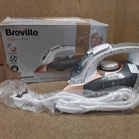 BOXED BREVILLE VIN401 DIAMONDXPRESS 3100W DIAMOND CERAMIC STEAM IRON