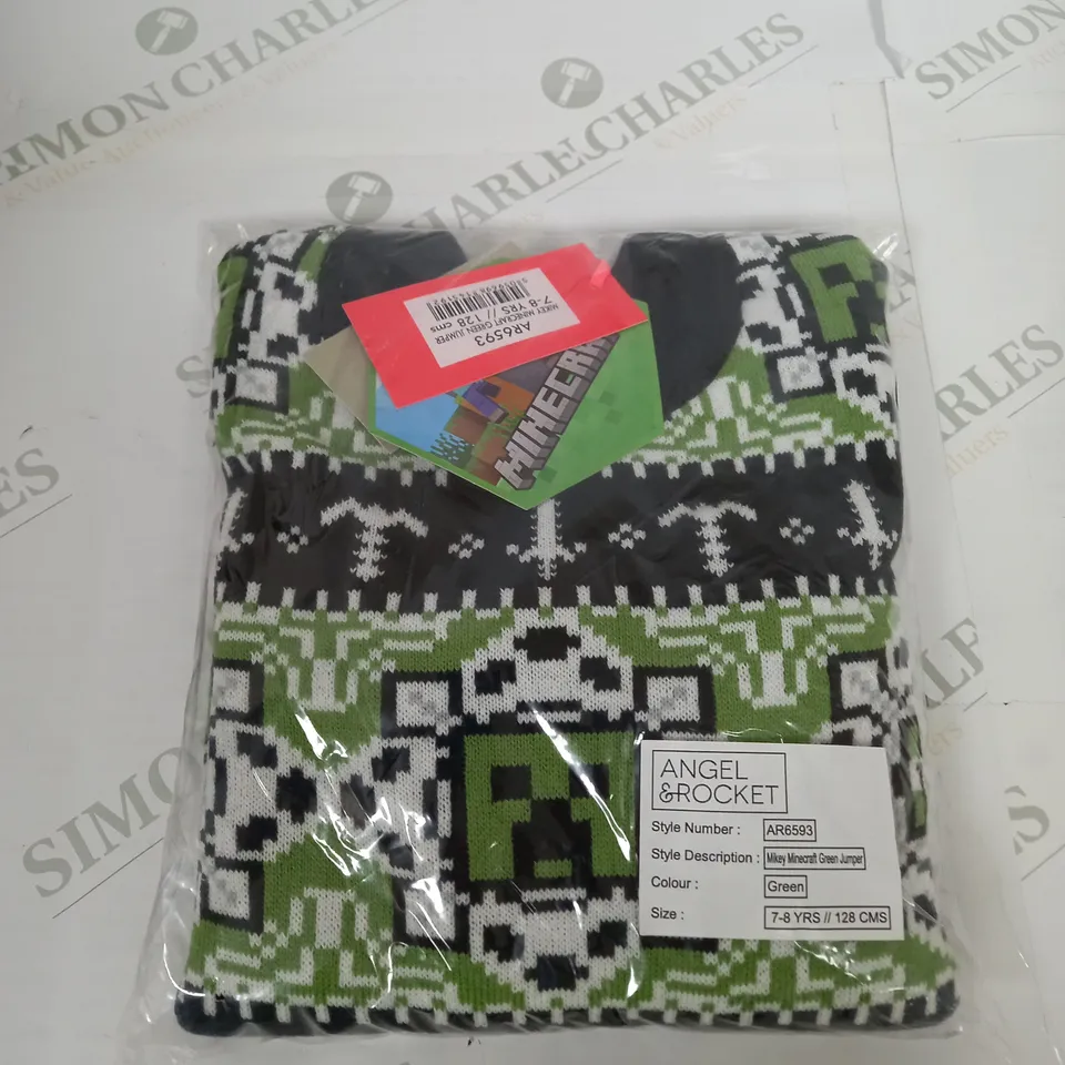 BAGGED MIKEY MINECRAFT JUMPER SIZE 7-8 YEARS