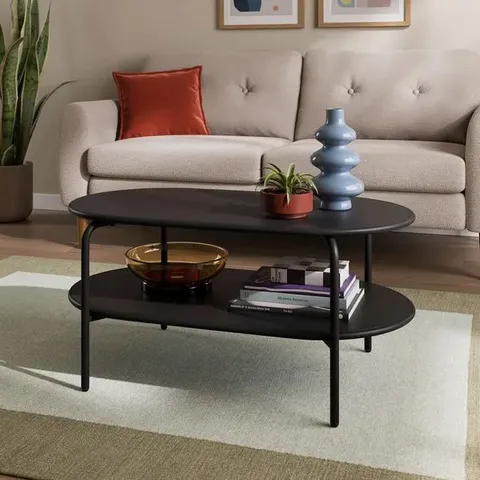 BOXED NIKITA COFFEE TABLE - BLACK (1 BOX)