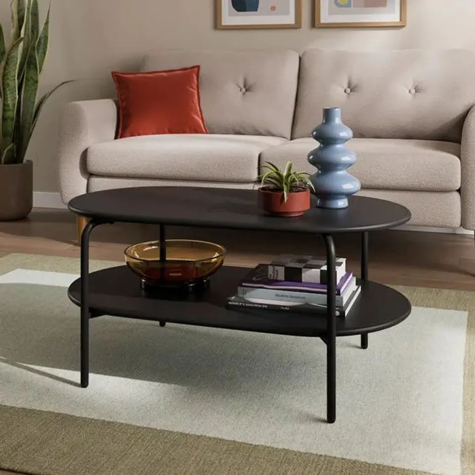 BOXED NIKITA COFFEE TABLE - BLACK (1 BOX)