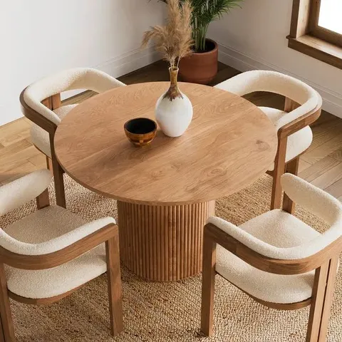 BOXED AMARI ROUND DINING TABLE (1 BOX)