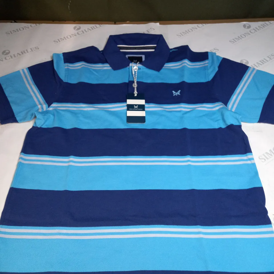 CREW CLOTHING COMPANY PENRITH POLO SHIRT SIZE L