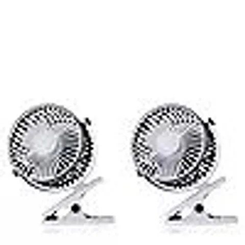 BELL AND HOWELL SET OF 2 CLIP ON FANS