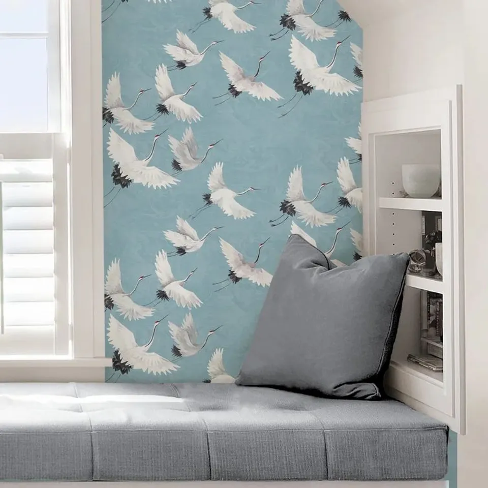 HALCYON PEEL AND STICK 5.5M X 52CM WALLPAPER ROLL 