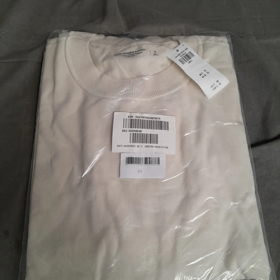 ABERCROMBIE & FITCH CREW NECK TOP SIZE S 