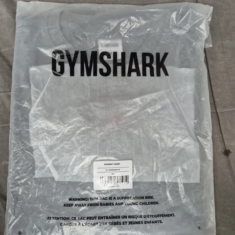 GYM SHARK OVERSIZED FIT POWER T-SHIRT IN GREY SIZE MEDIUM