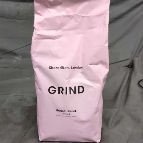 GRIND HOUSE BLEND COFFEE – PINK PAPER BAG, SHOREDITCH, LONDON 1KG