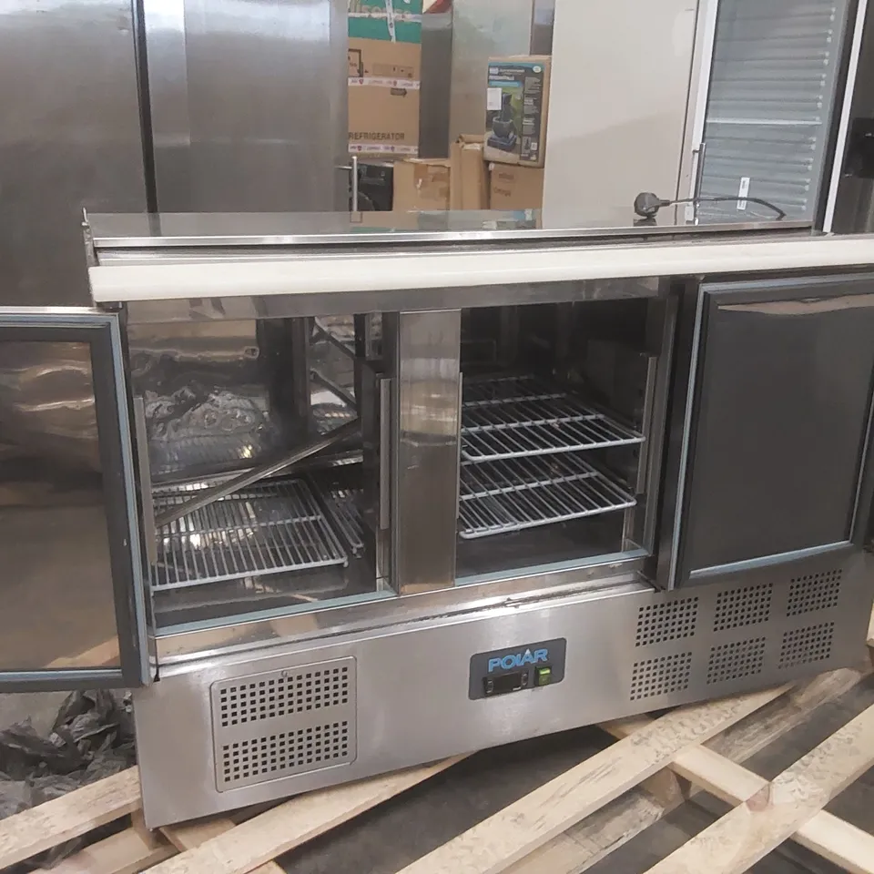 POLAR G607 3 DOOR SALADETTE FRIDGE