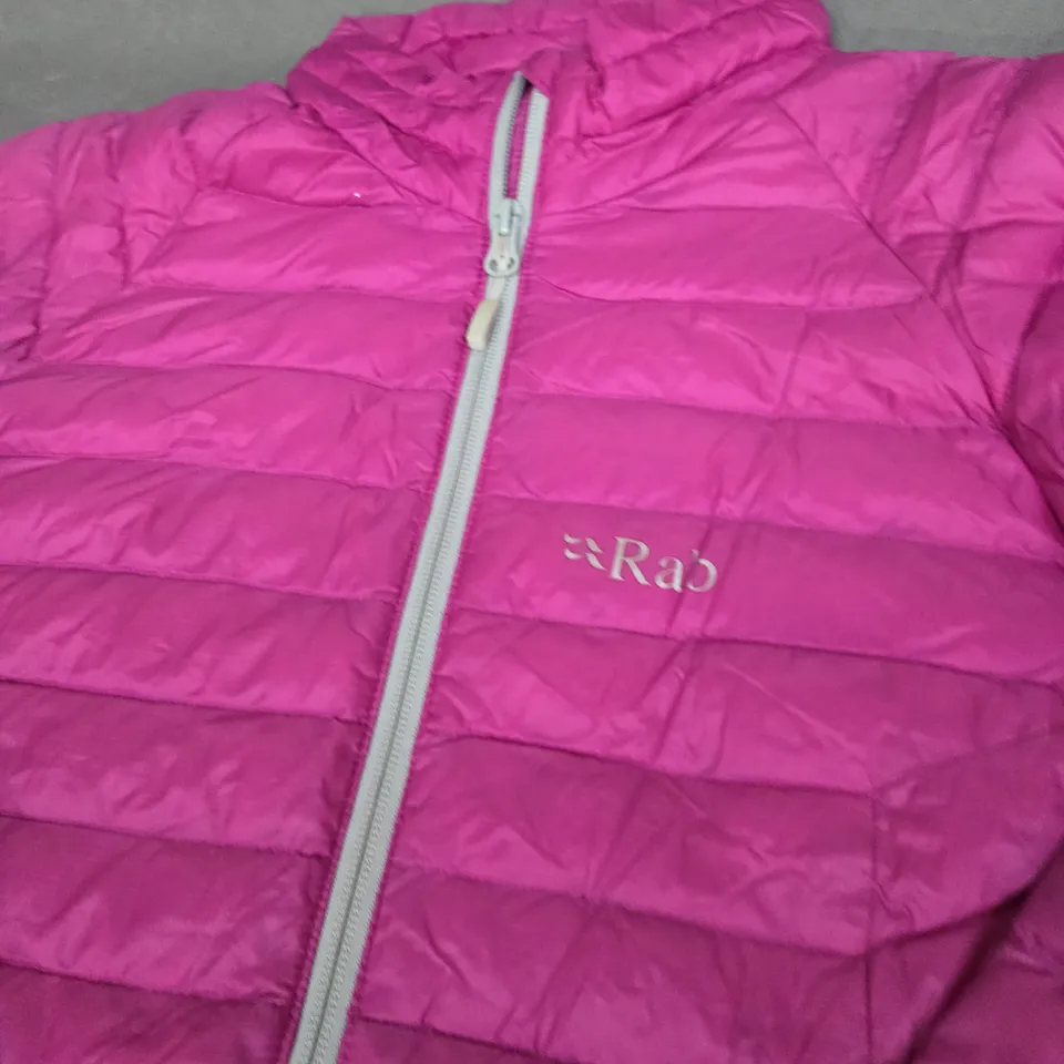 WOMENS RAB FULL ZIP PADDED COAT SIZE 10