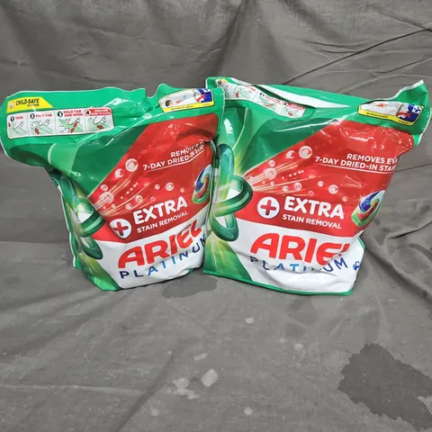 SEALED X2 ARIEL PLATINUM WASHING PODS 60 WASHES