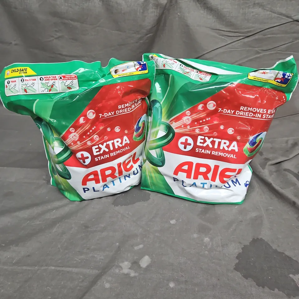 SEALED X2 ARIEL PLATINUM WASHING PODS 60 WASHES