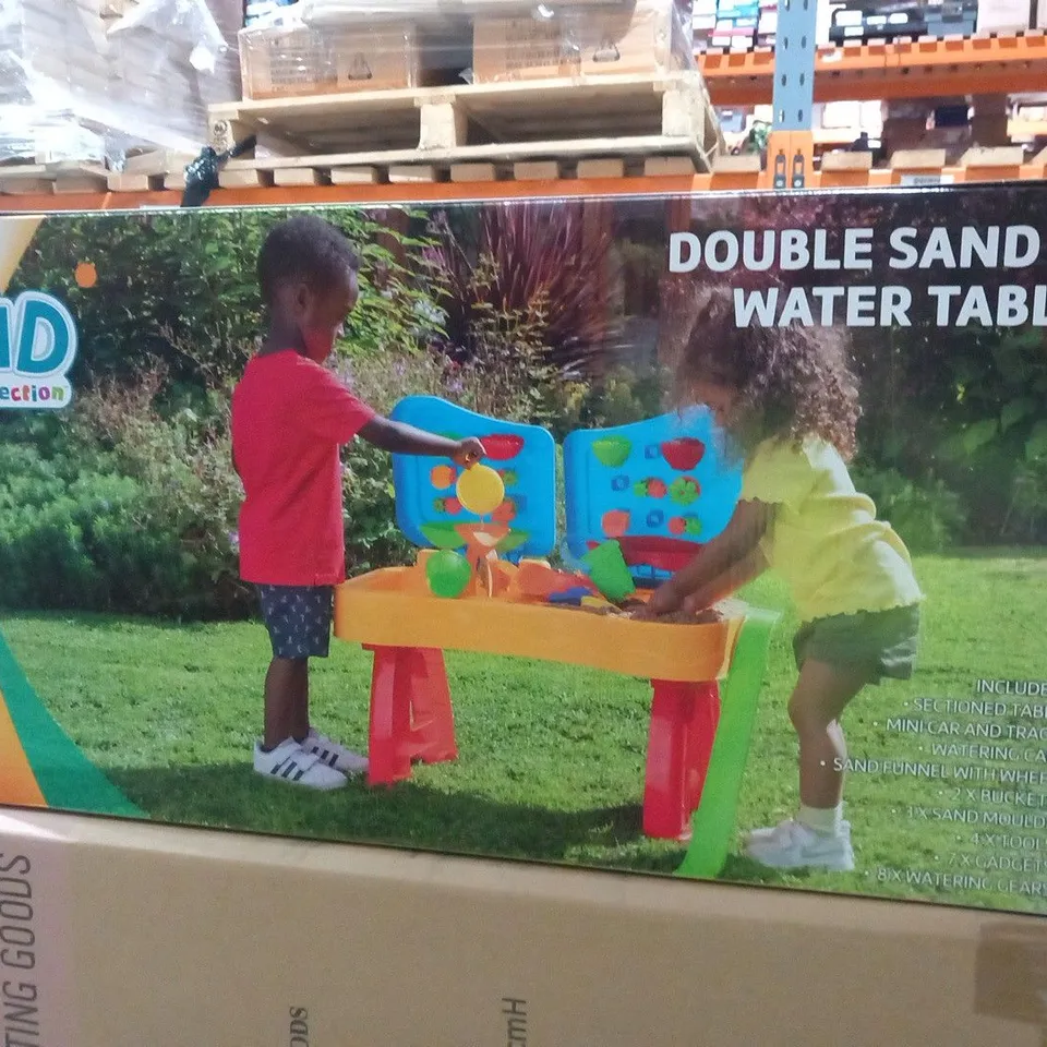 TWO BRAND NEW BOXED KID CONNECTION DOUBLE SAND AND WATER TABLE