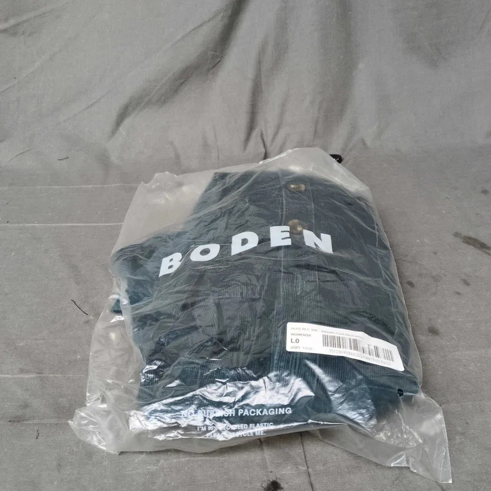 BODEN AMANDA CORD SHORT DRESS – BLUE, UK SIZE 10