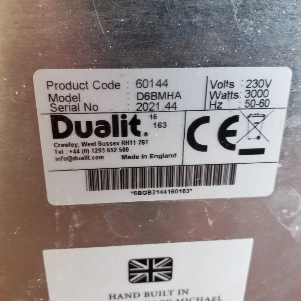 DUALIT D6BMHA 6 SLICE TOASTER 