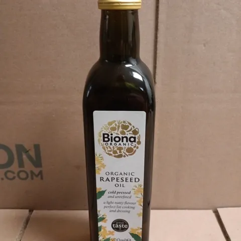 BIONA ORGANIC RAPESEED OIL – 500ML