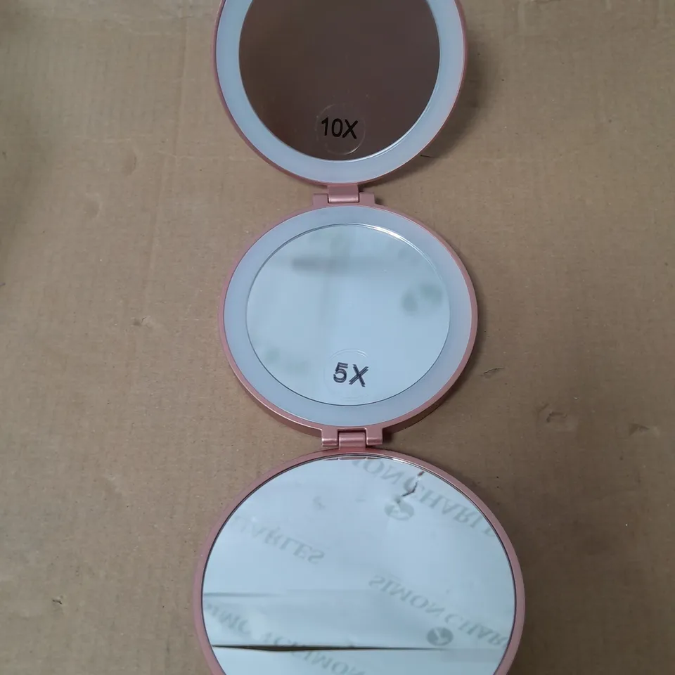 SIMPLY BEAUTY METALIC GOLD 3X MIRROR 