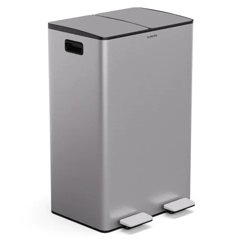 ECOVISTA WASTE BIN WITH COMPOST BIN RUBBISH BIN 60 LITRES